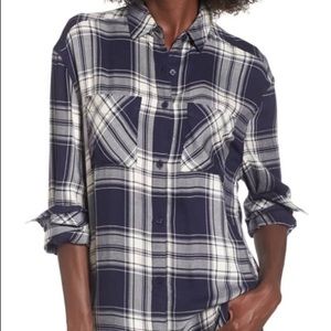 NWT BP oversized button down top